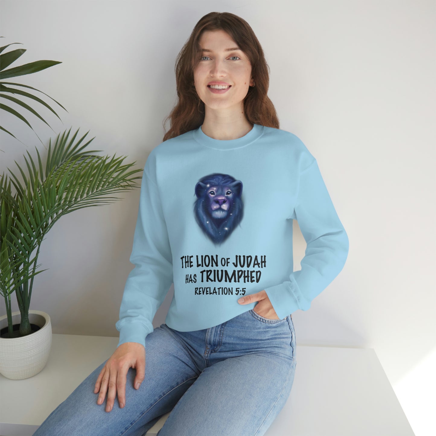 Lion of Judah | Unisex Crewneck Sweatshirt