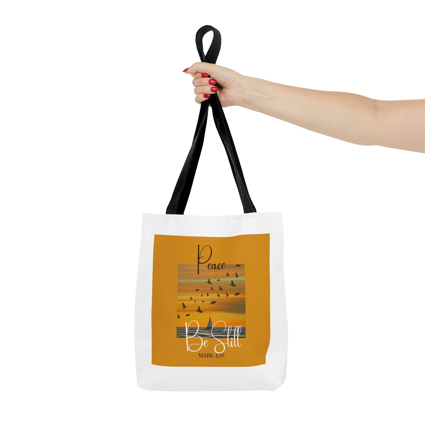 Peace Be Still | Christian Tote Bag