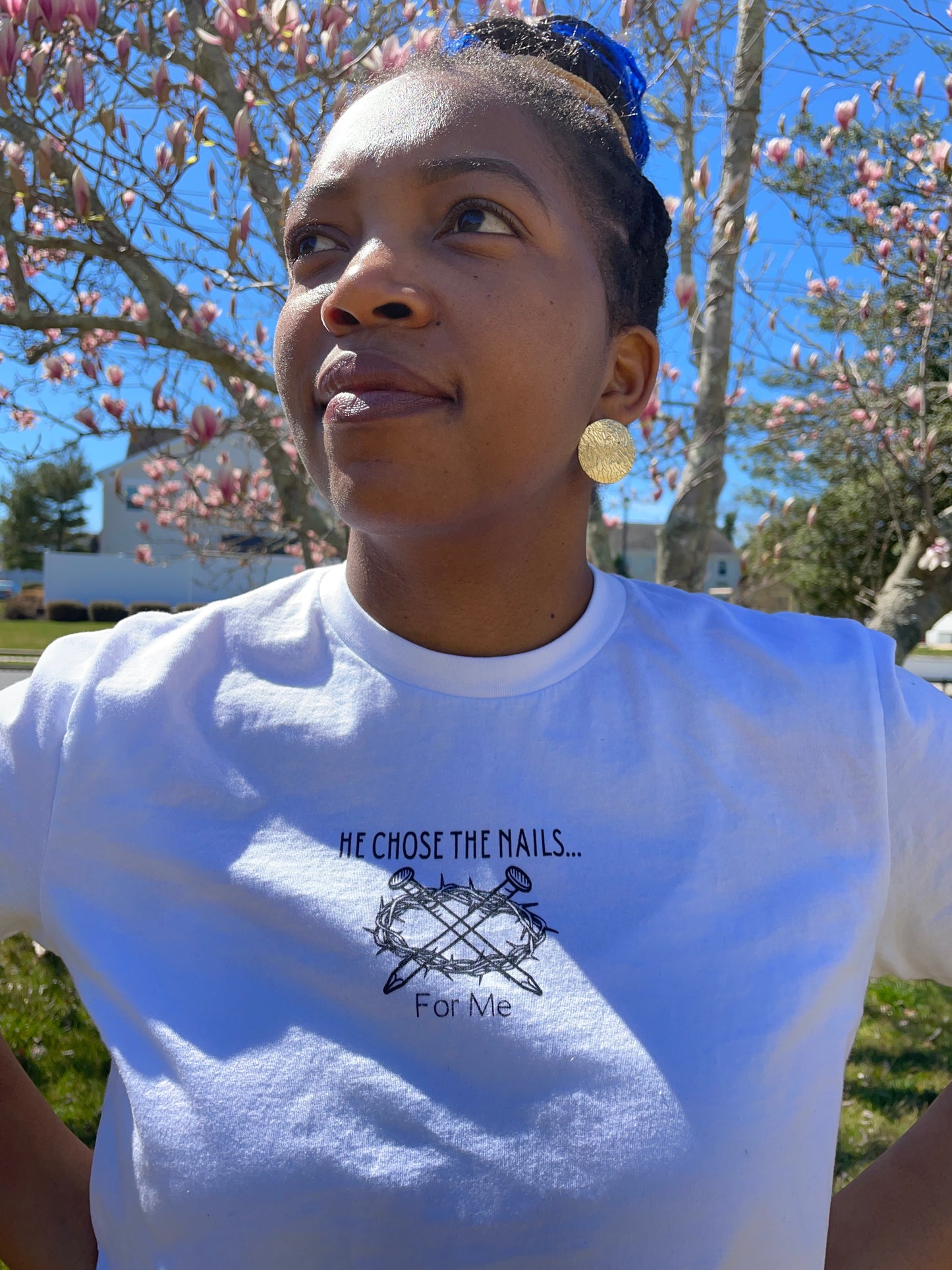 He Chose The Nails | Unisex Jersey Short Sleeve Tee